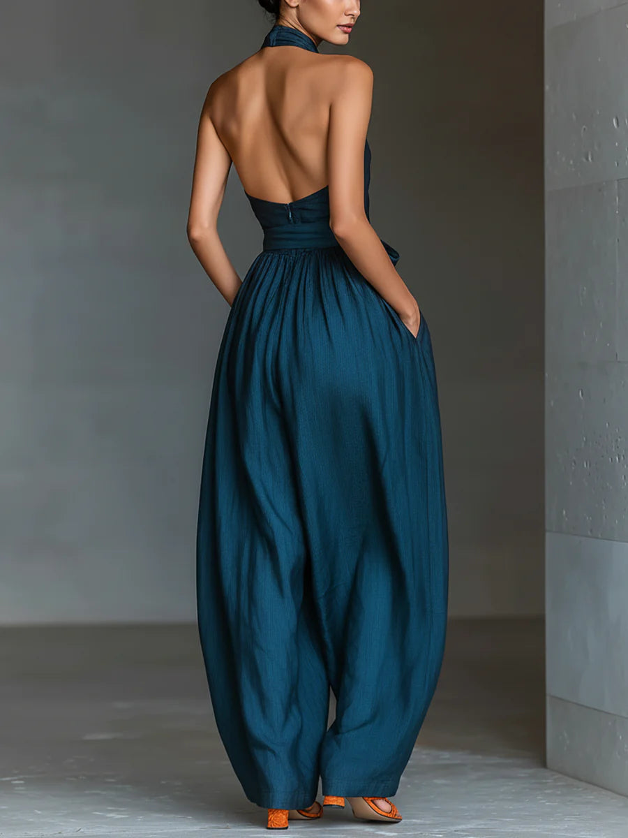 Tuta ampia con scollo all'americana Nadia
