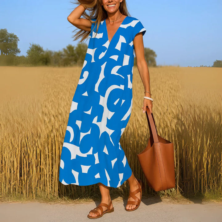 Tatiana™ | Abito Maxi con Dettagli di Ricamo