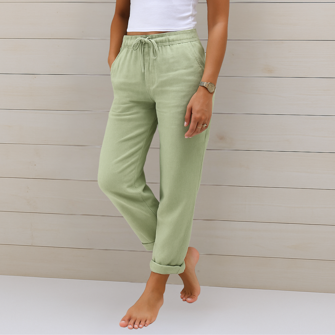 Lori™ | Pantaloni Premium Traspiranti con Vita Elastica