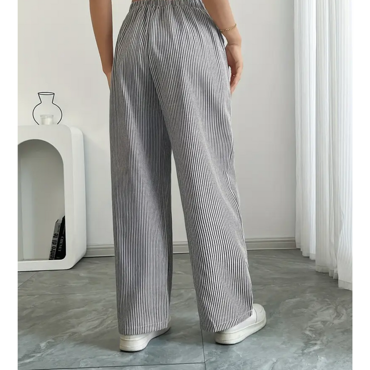Amber™ | Pantaloni Striati Con Tasche