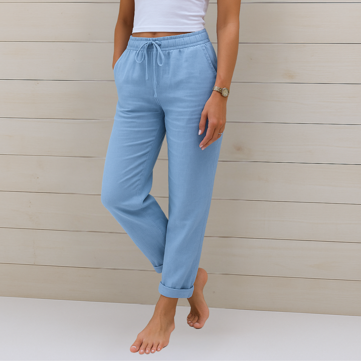Lori™ | Pantaloni Premium Traspiranti con Vita Elastica