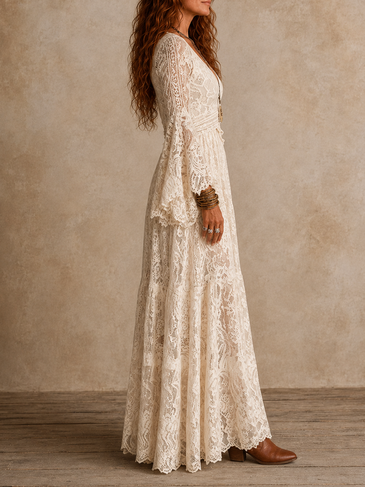 Emily | Vestito Maxi Silhouette Vintage