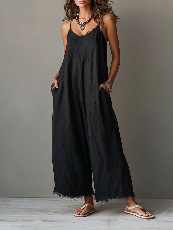 Léa - Combinazione minimalista in lino per donna