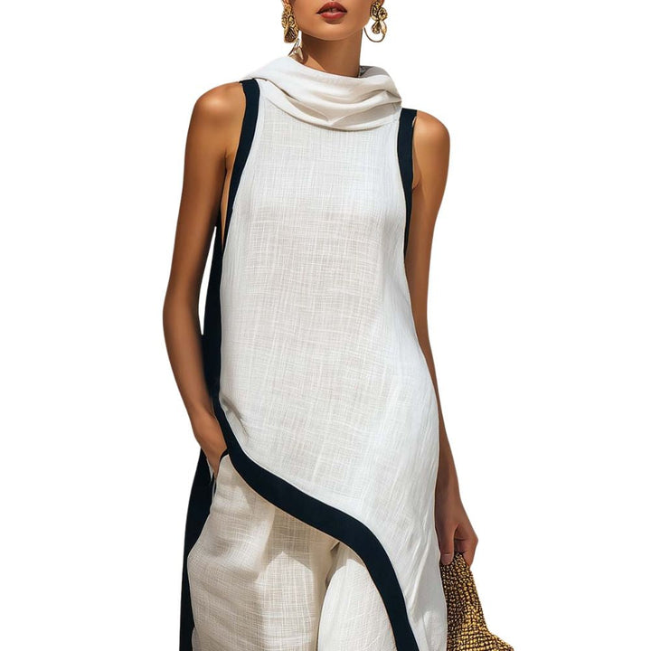 LEONORA | COMPLETO IN LINO ELEGANTE