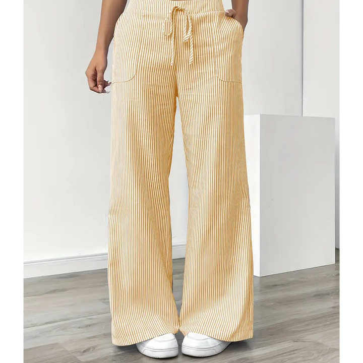 Amber™ | Pantaloni Striati Con Tasche