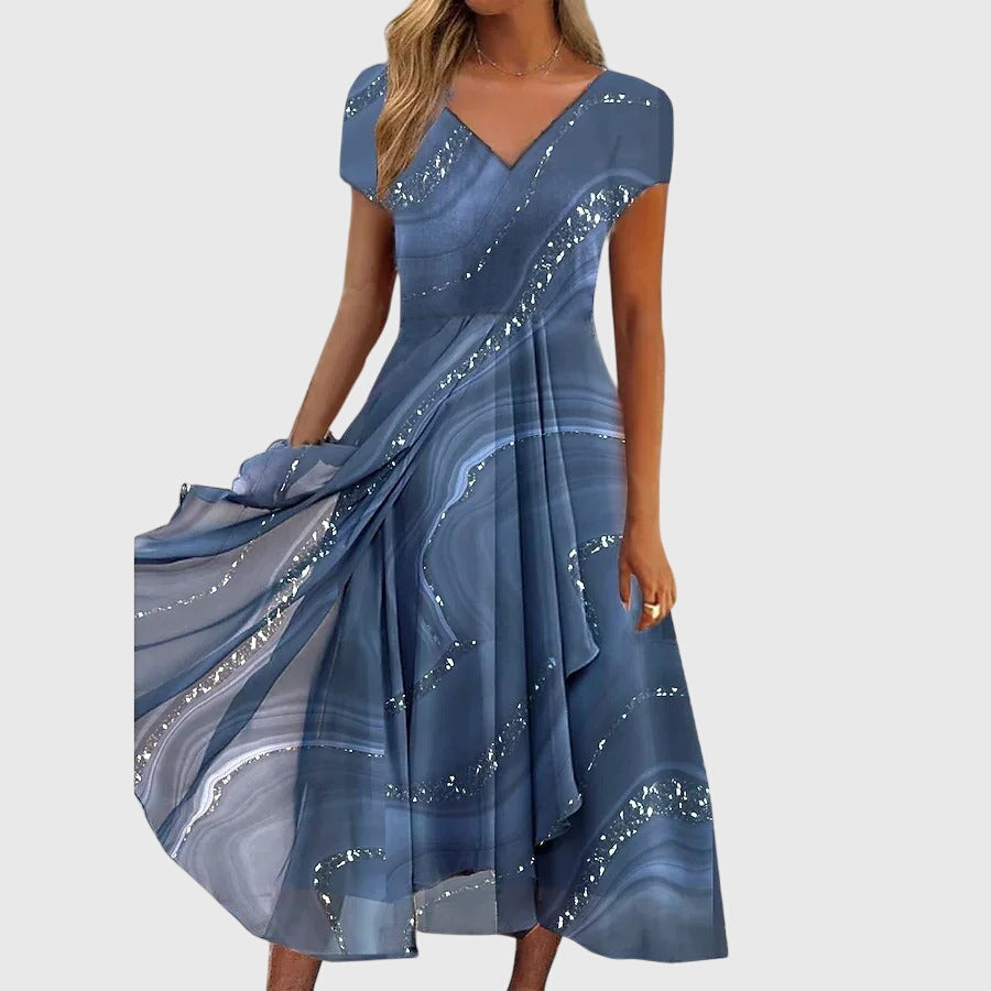 Aubrielle | Vestito Midi Fluttuante