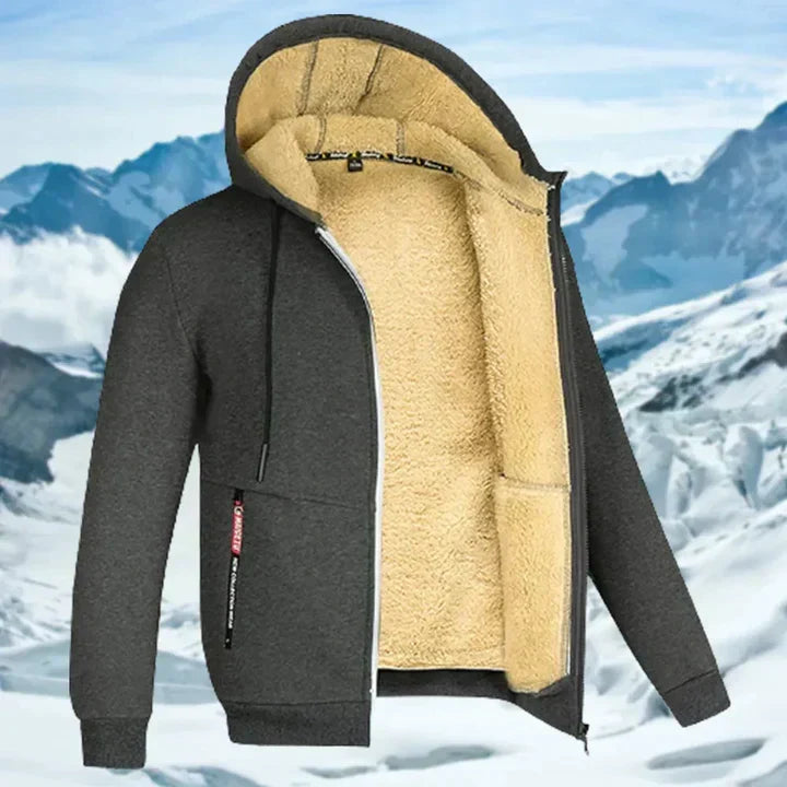 Gilben - Giacca Invernale da Uomo con Cappuccio e Fodera in Pile