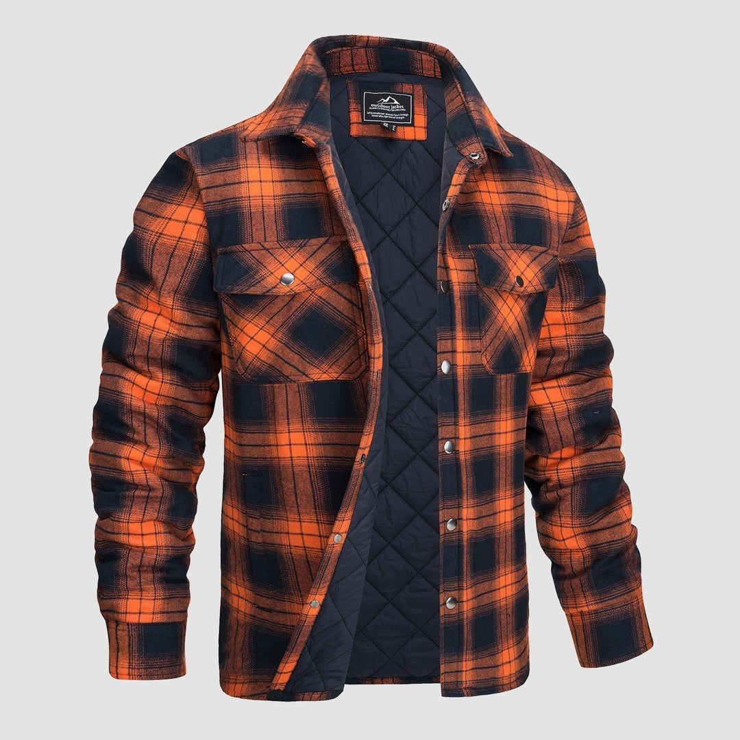 Giacca Bomber a Motivo Scozzese Versatile