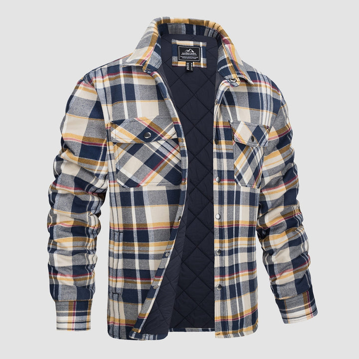 Giacca Bomber a Motivo Scozzese Versatile