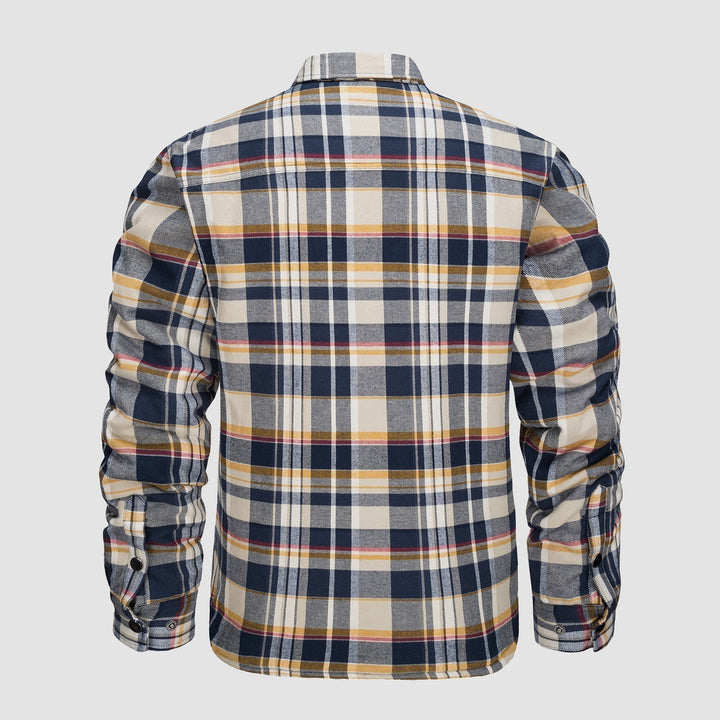 Giacca Bomber a Motivo Scozzese Versatile