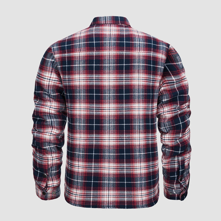 Giacca Bomber a Motivo Scozzese Versatile
