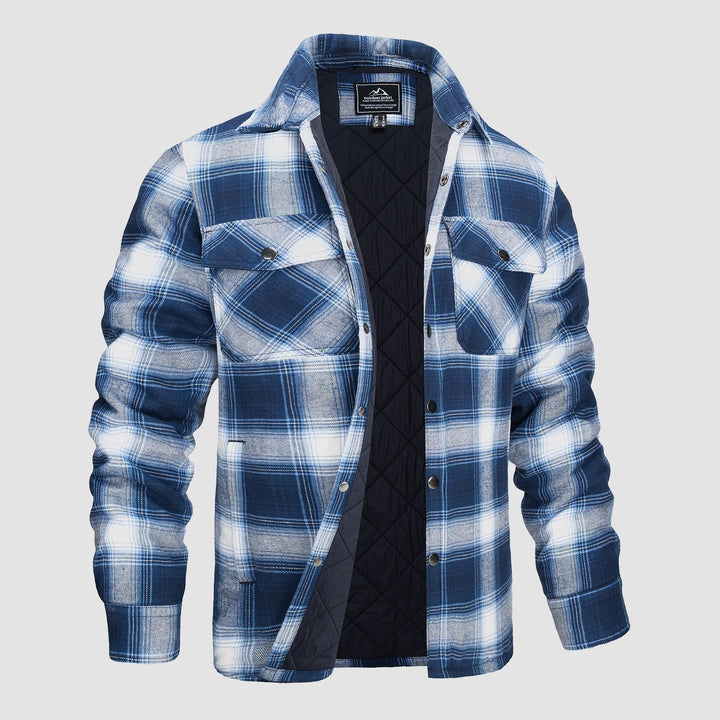 Giacca Bomber a Motivo Scozzese Versatile