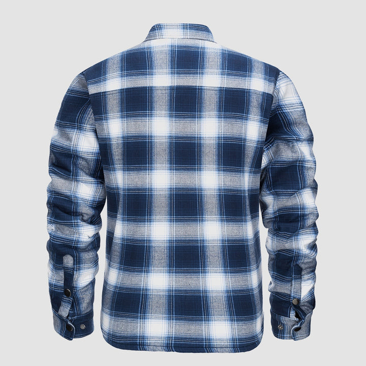 Giacca Bomber a Motivo Scozzese Versatile