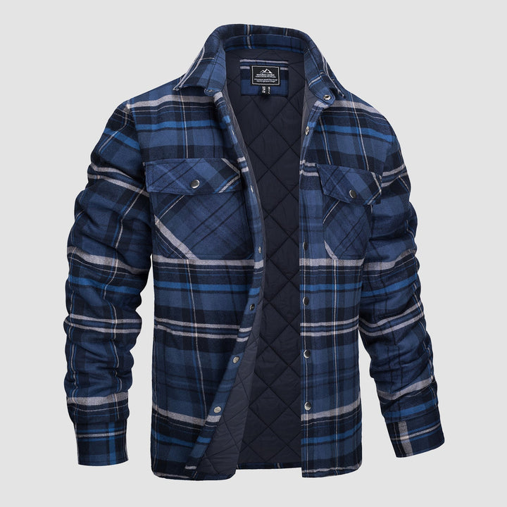 Giacca Bomber a Motivo Scozzese Versatile
