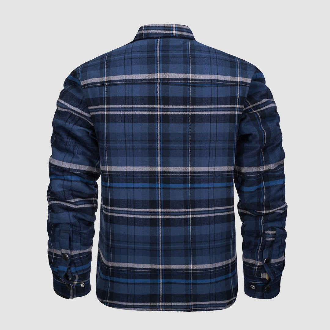 Giacca Bomber a Motivo Scozzese Versatile