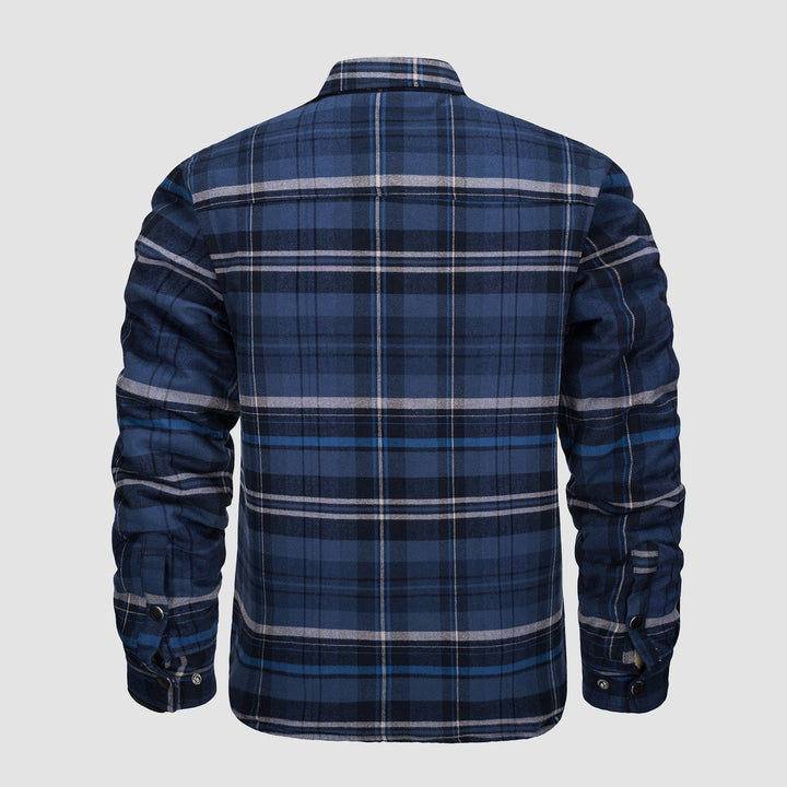 Giacca Bomber a Motivo Scozzese Versatile