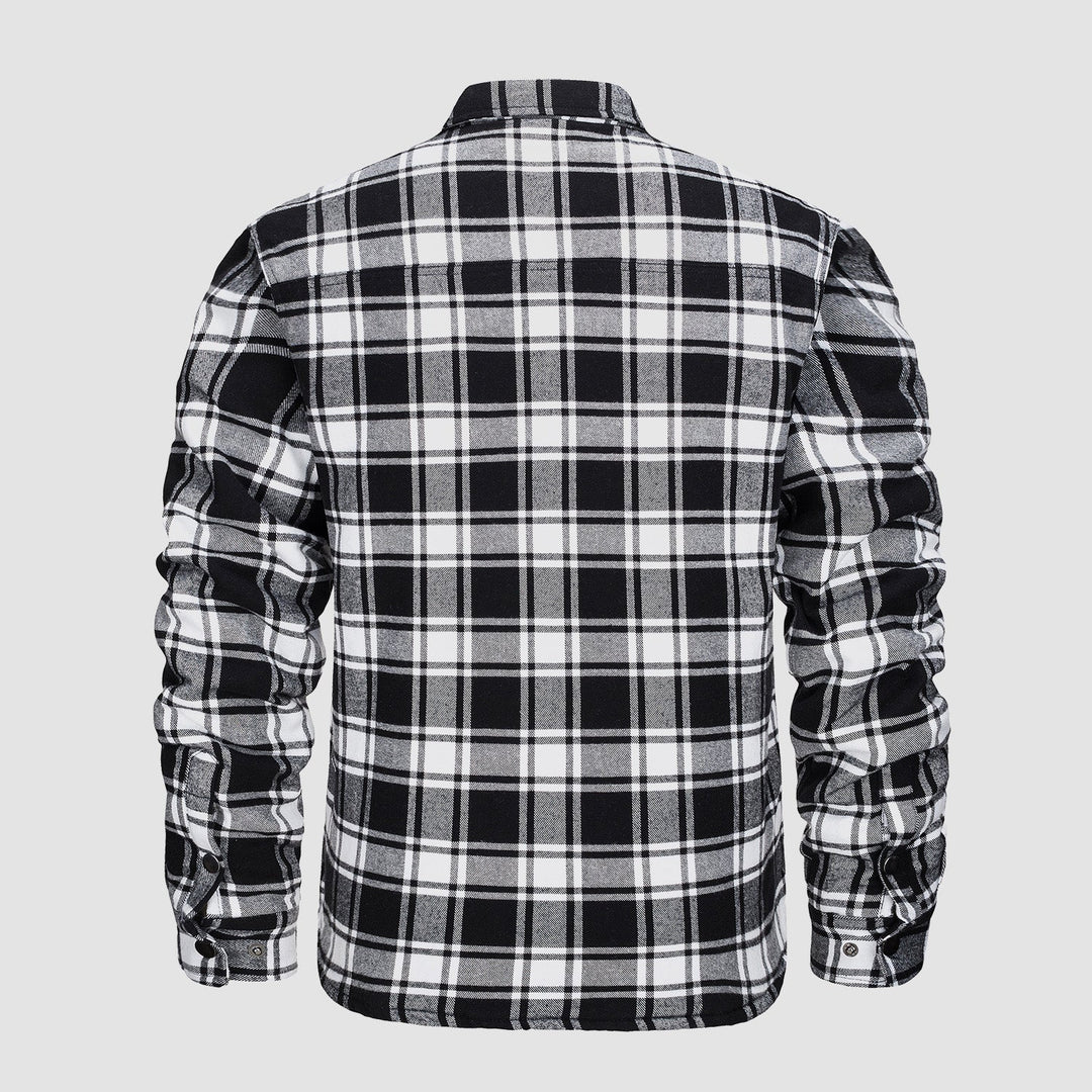 Giacca Bomber a Motivo Scozzese Versatile