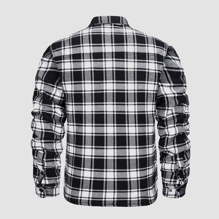 Giacca Bomber a Motivo Scozzese Versatile