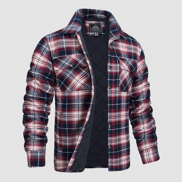 Giacca Bomber a Motivo Scozzese Versatile