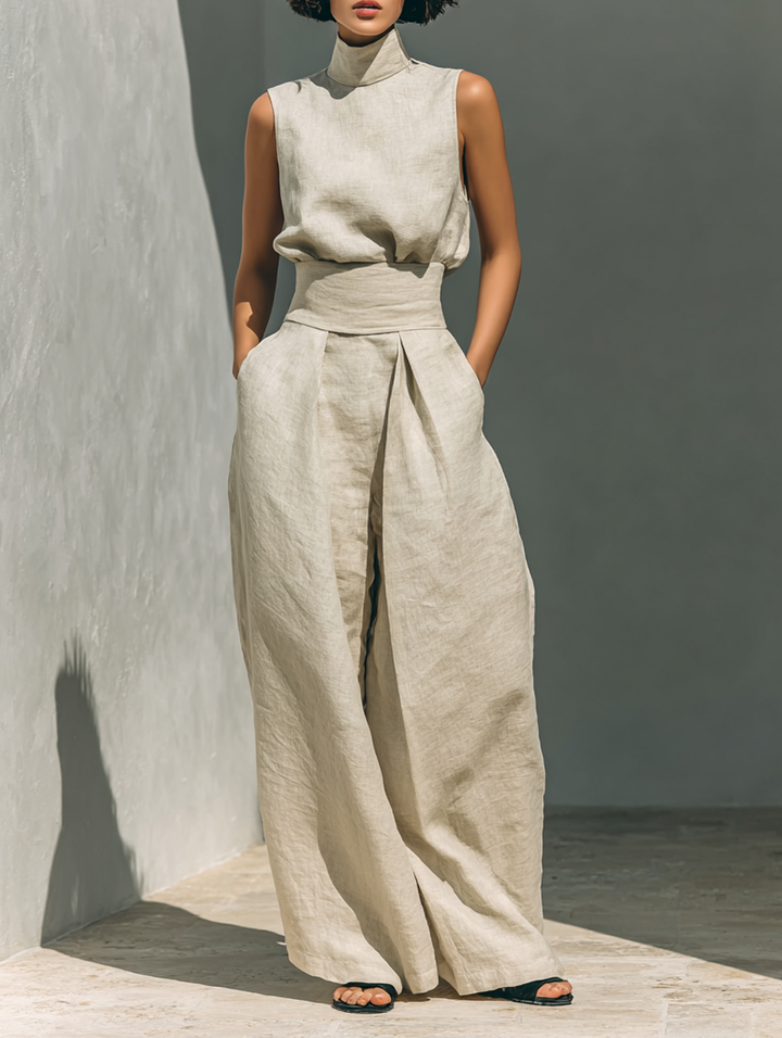 Chloé - Completo in cotone e lino