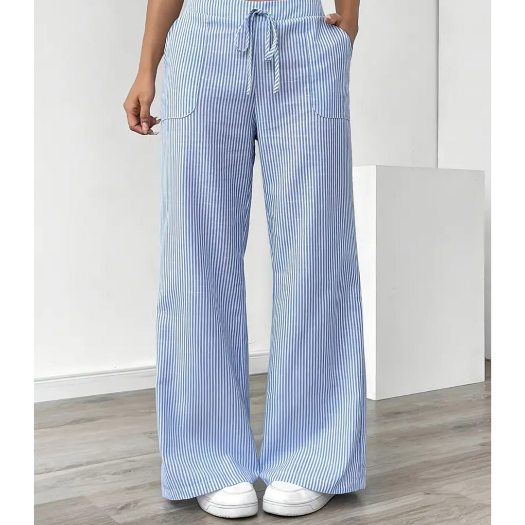Amber™ | Pantaloni Striati Con Tasche