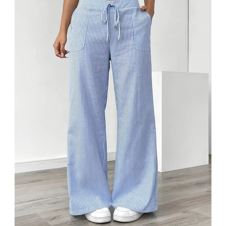 Amber™ | Pantaloni Striati Con Tasche