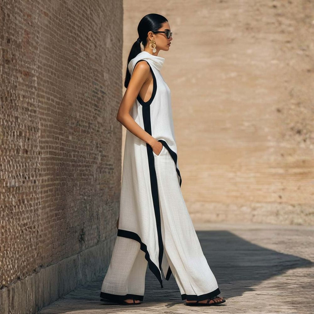 LEONORA | COMPLETO IN LINO ELEGANTE