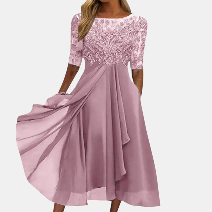 Rhonda™ | Abito Elegante in Pizzo