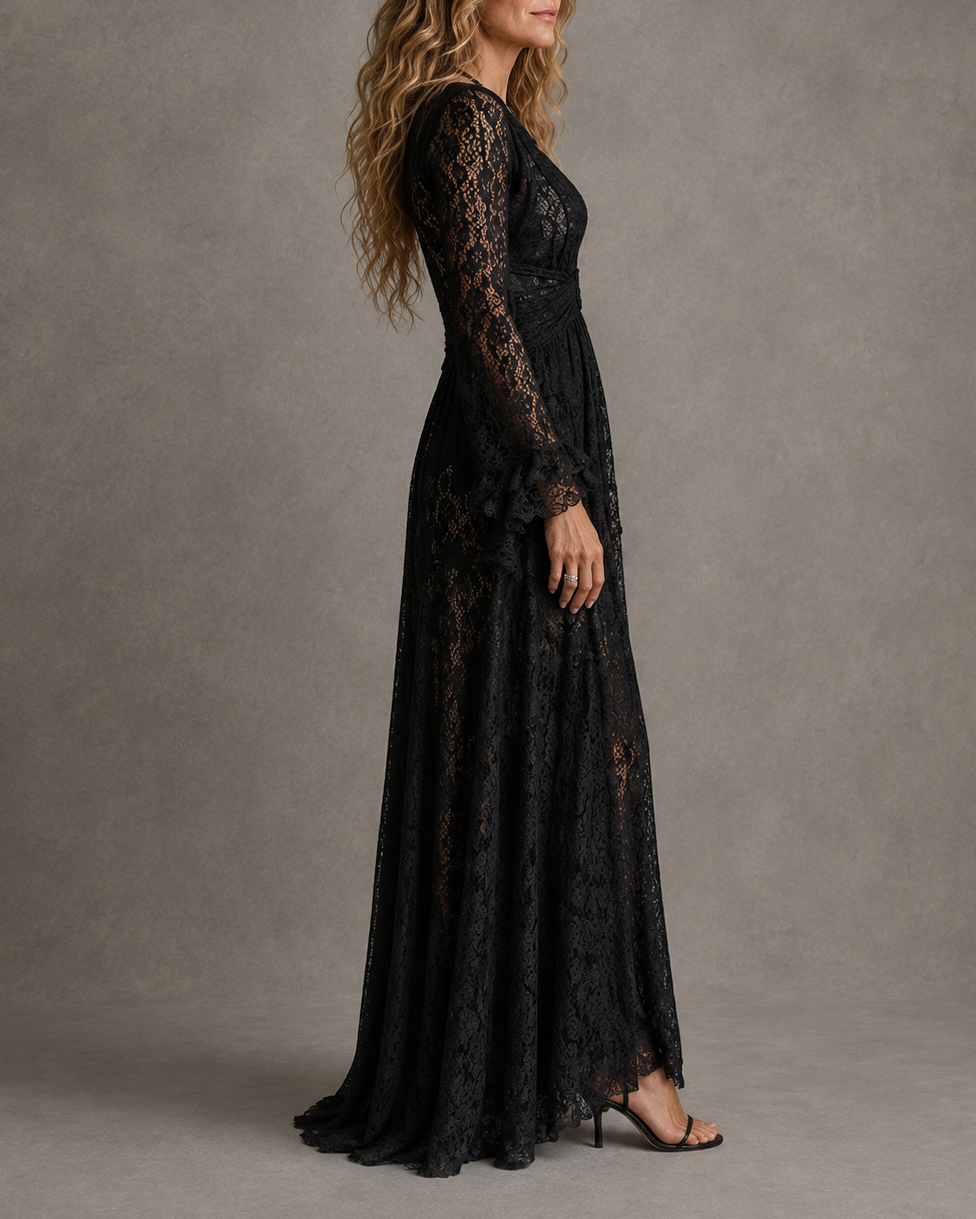 Charlotte | Abito Maxi con Scollatura a V Profonda