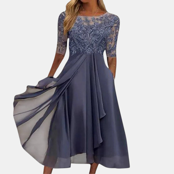 Rhonda™ | Abito Elegante in Pizzo