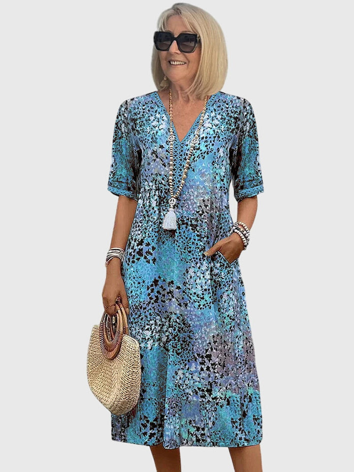 Bella | Abito Midi Floreale Elegante