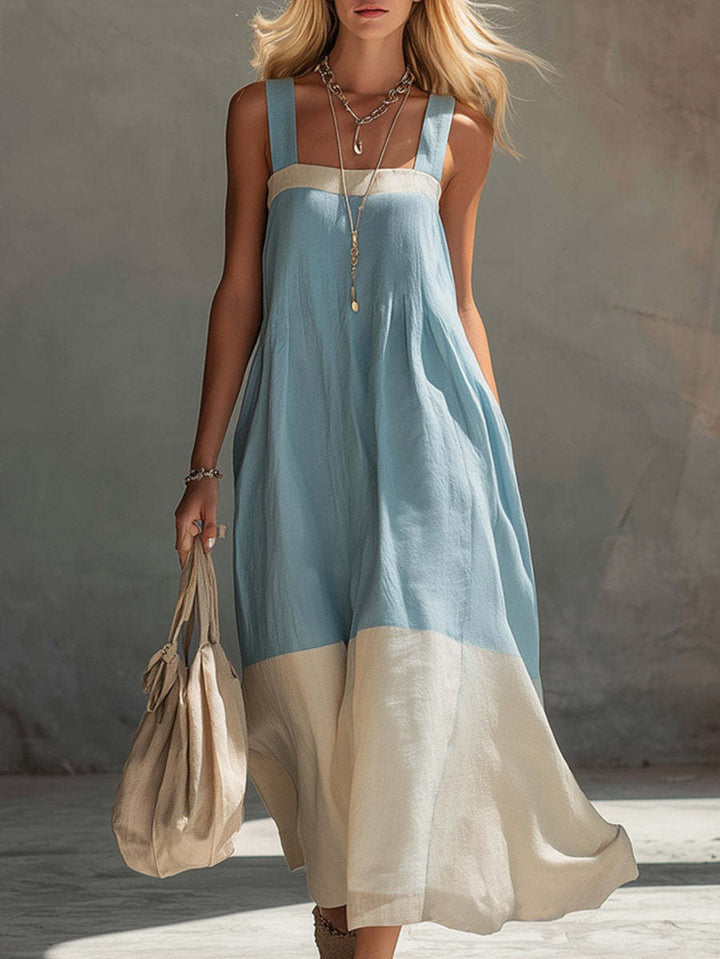 MARINA | ABITO COLOR BLOCK CON TASCHE