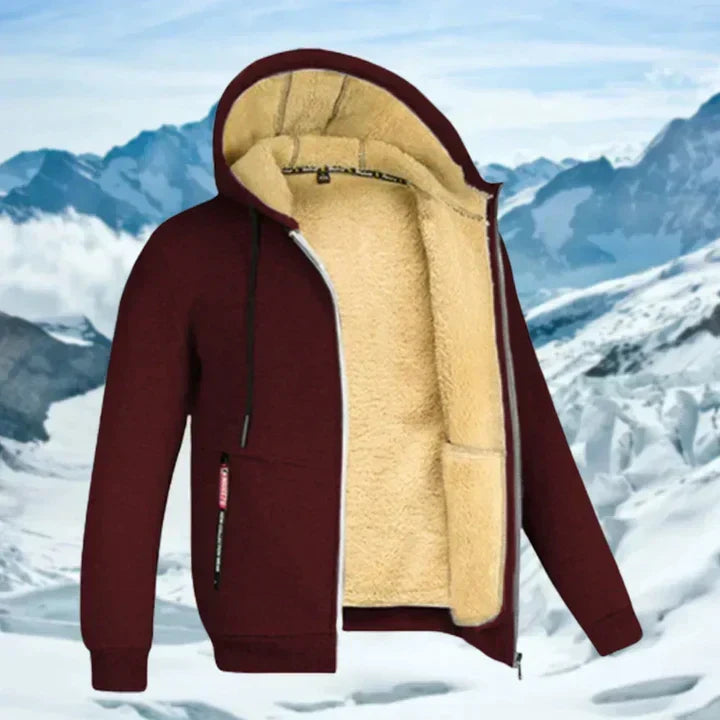 Gilben - Giacca Invernale da Uomo con Cappuccio e Fodera in Pile