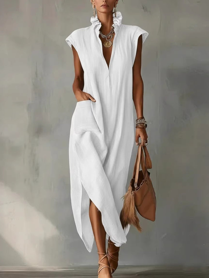 OLIVIA | ABITO CON TASCHE E SPACCO