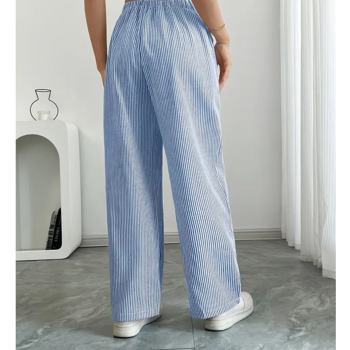 Amber™ | Pantaloni Striati Con Tasche