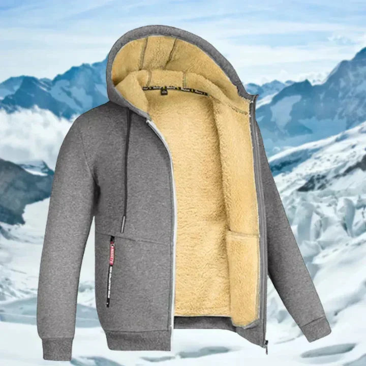 Gilben - Giacca Invernale da Uomo con Cappuccio e Fodera in Pile