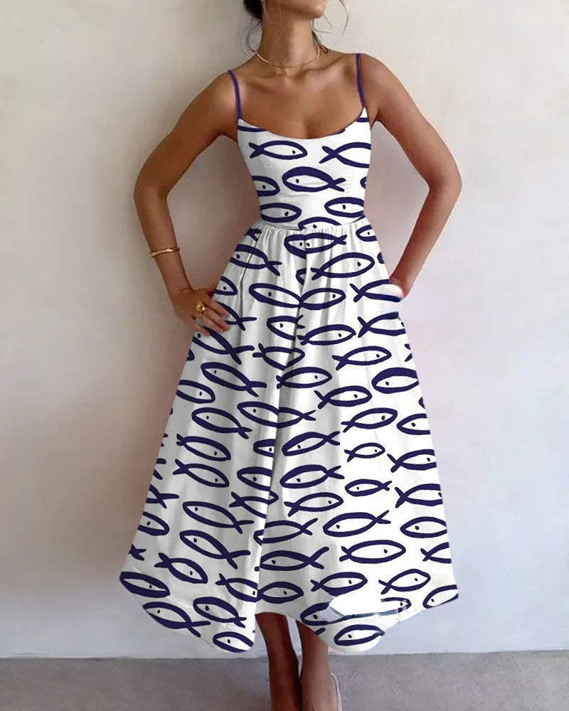 Sablewyn | Vestito Midi Sketch Costiero