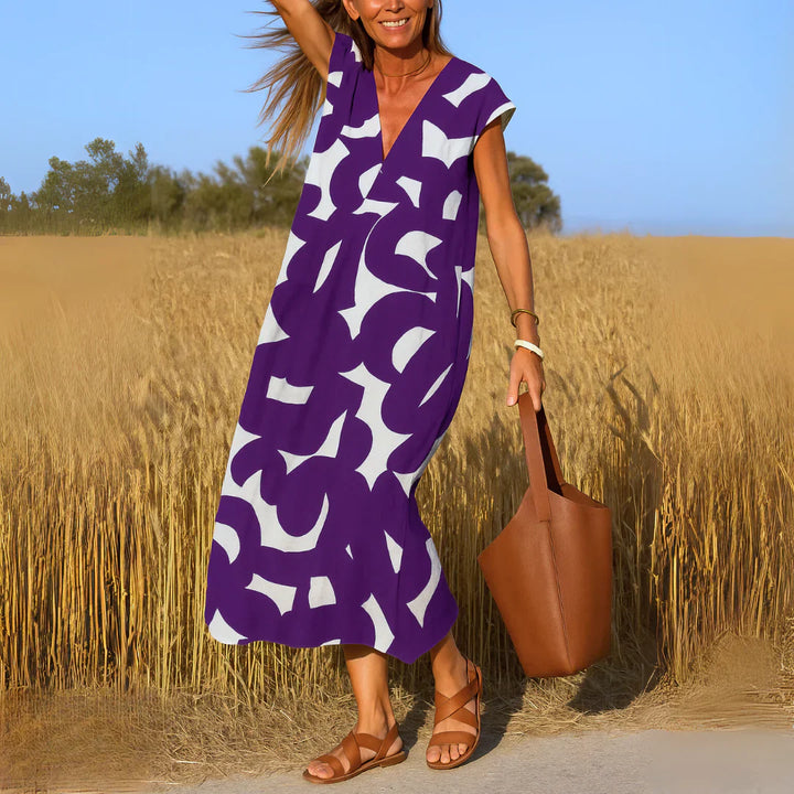 Tatiana™ | Abito Maxi con Dettagli di Ricamo