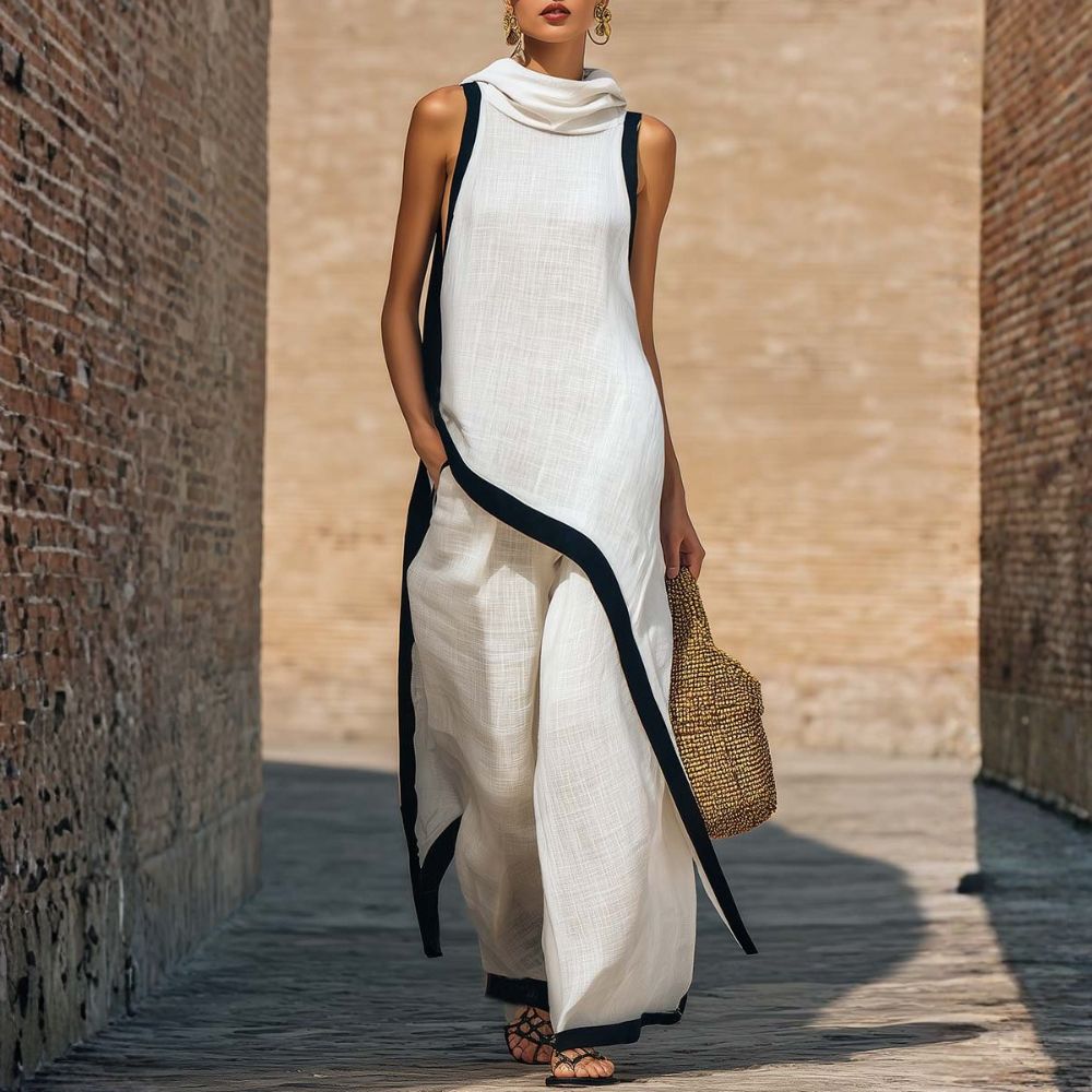 LEONORA | COMPLETO IN LINO ELEGANTE