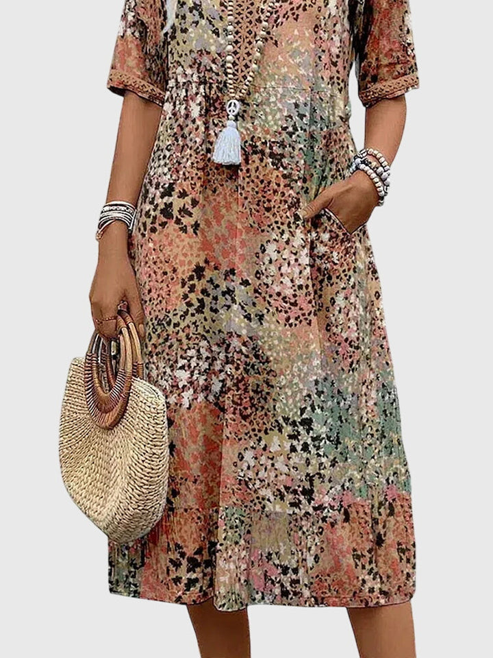 Bella | Abito Midi Floreale Elegante