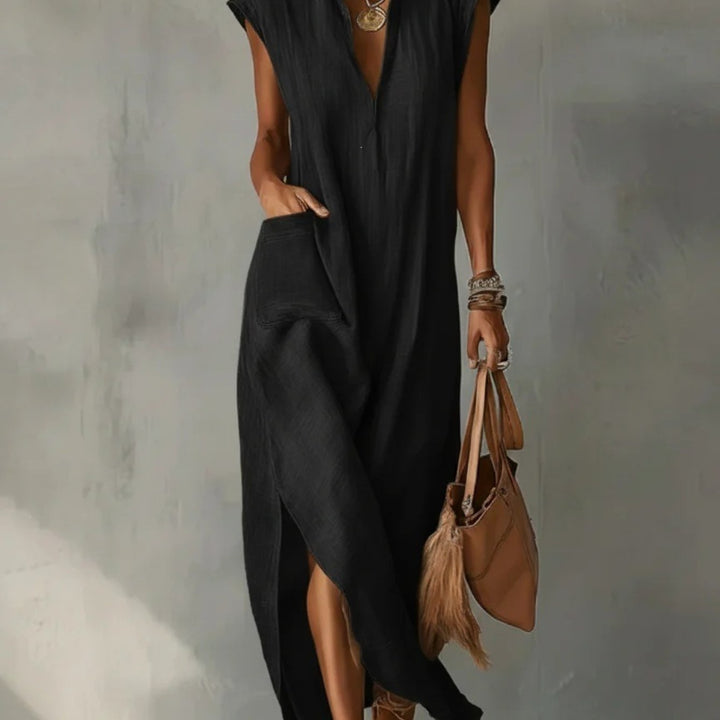 OLIVIA | ABITO CON TASCHE E SPACCO