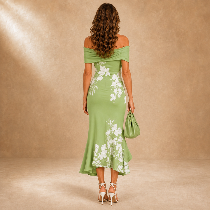Flora | Abito Midi Floreale Contour