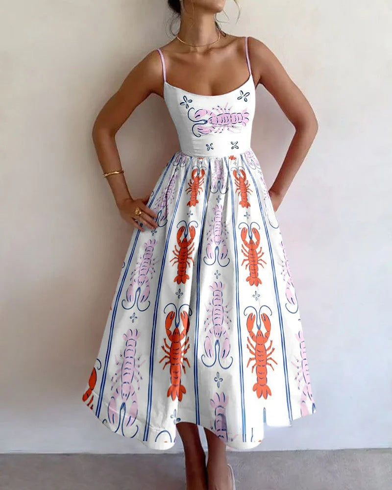 Brinleyrae | Vestito Midi Giocoso da Spiaggia
