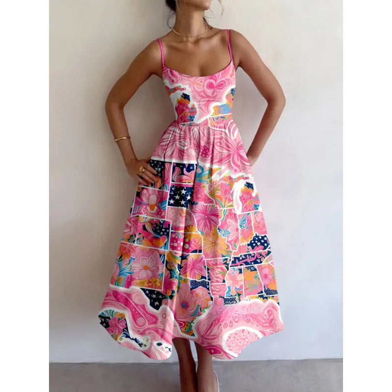 Rosavelle | Vestito Midi Giardino Blush