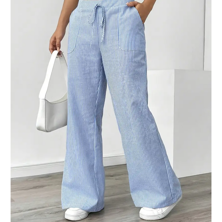 Amber™ | Pantaloni Striati Con Tasche