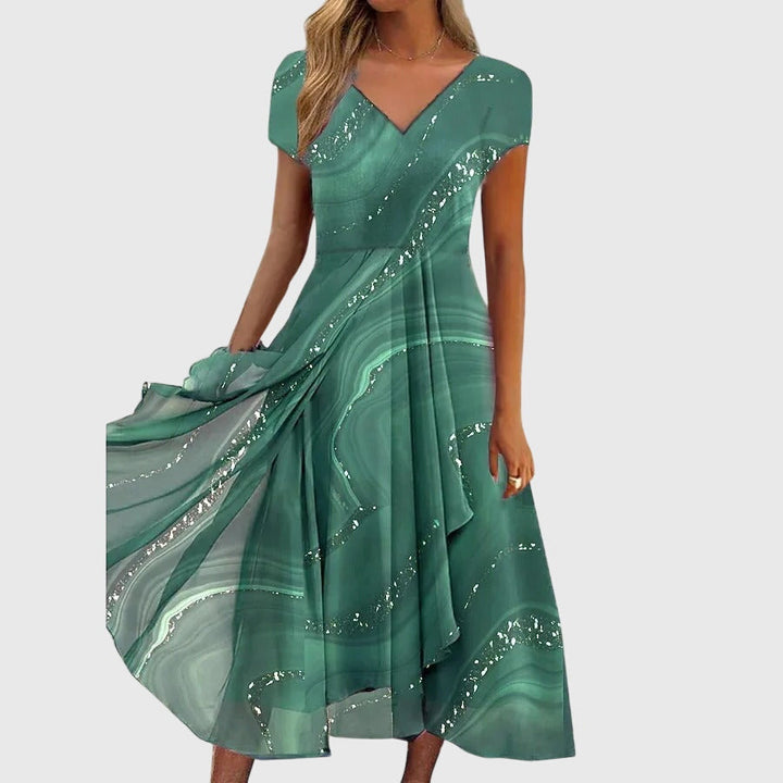 Aubrielle | Vestito Midi Fluttuante