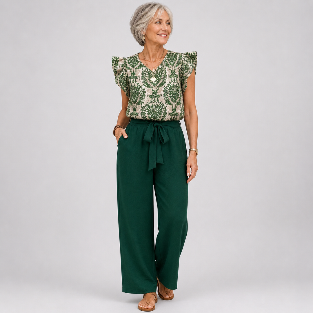 Amelia | Elegante Set Due Pezzi Paisley
