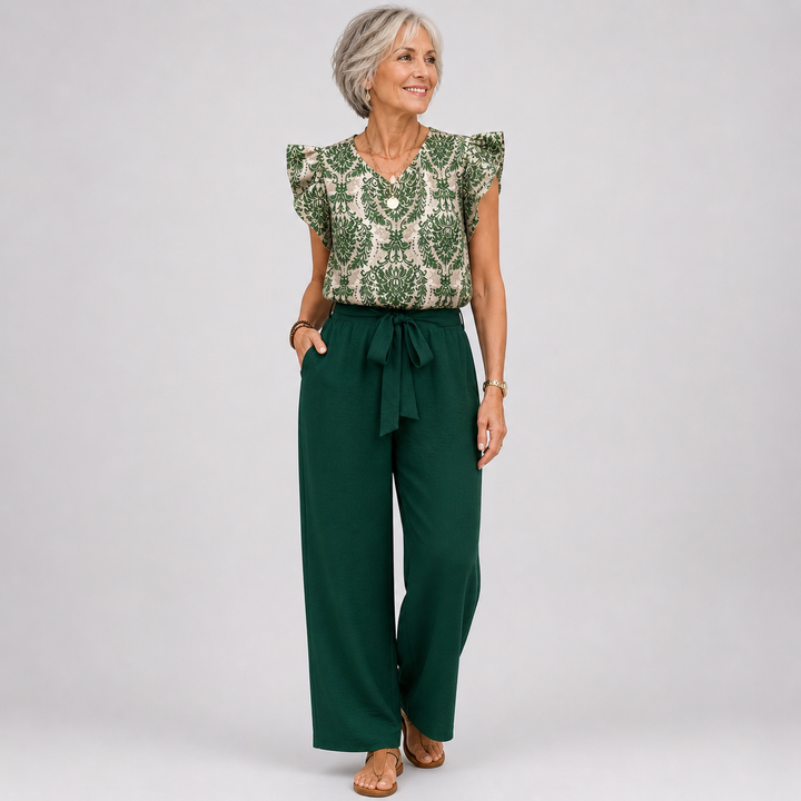 Amelia | Elegante Set Due Pezzi Paisley