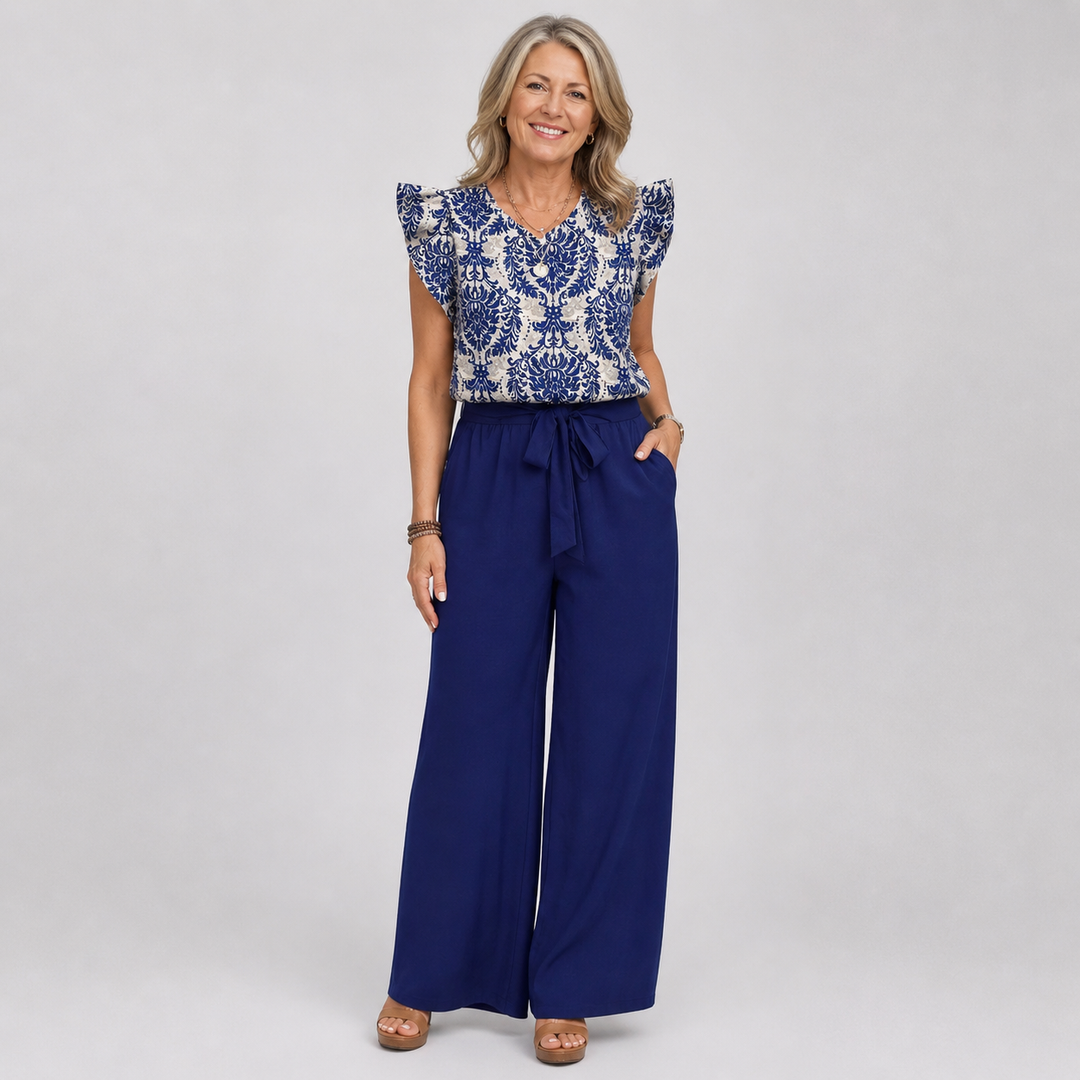 Amelia | Elegante Set Due Pezzi Paisley