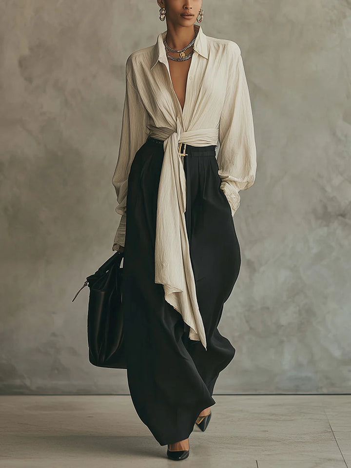 Set Camicia e Pantaloni con Lacci Samantha